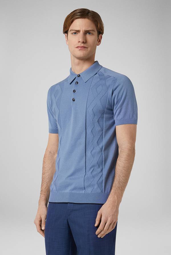 Lab. Pal Zileri Polo in maglia con calati Fino Al -60%