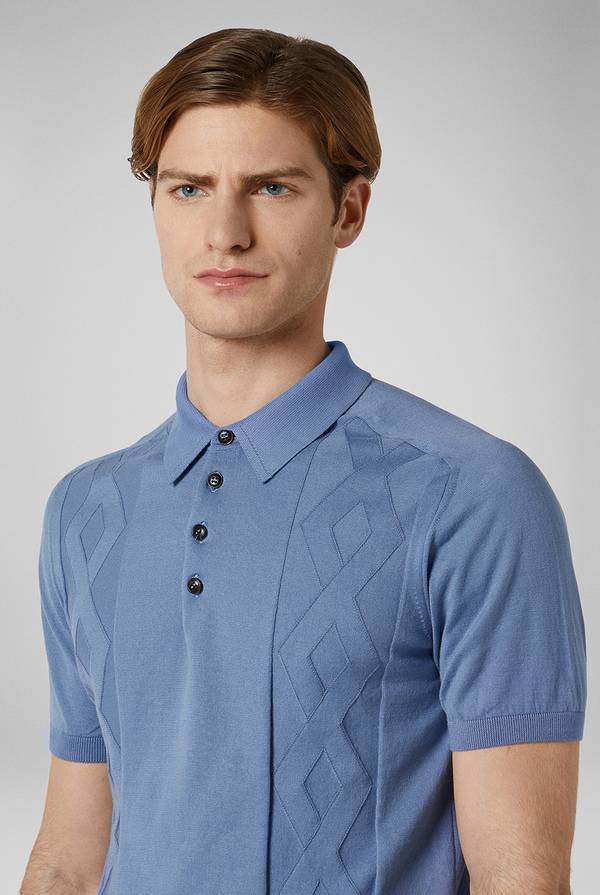 Lab. Pal Zileri Polo in maglia con calati Fino Al -60%