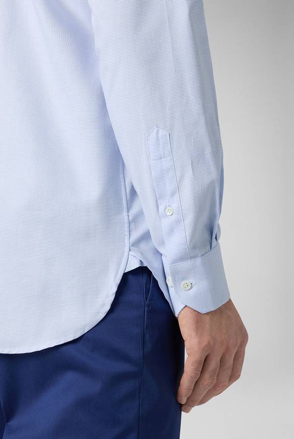 Lab. Pal Zileri Camicia azzurra con micro struttura Novità