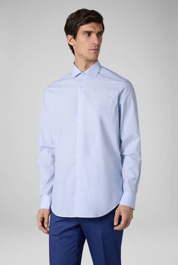Lab. Pal Zileri Camicia collo Torino azzurra Presa