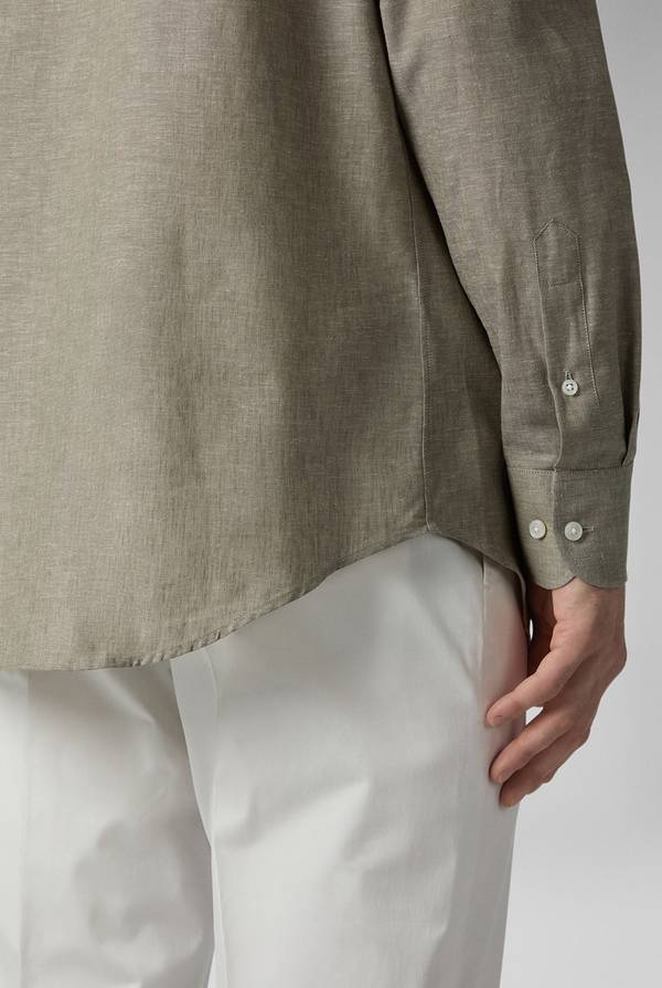 Lab. Pal Zileri Camicia in lino e cotone Offerta