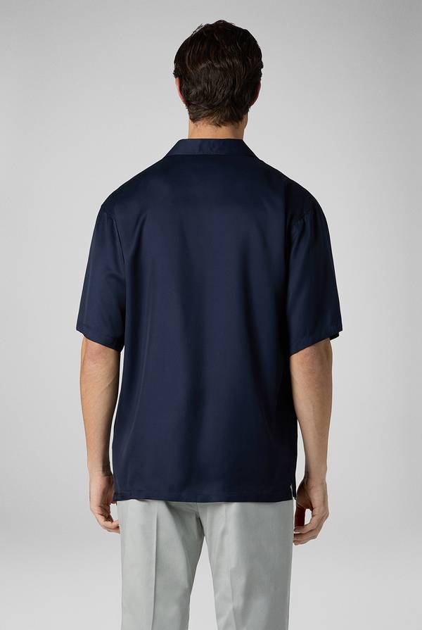 Lab. Pal Zileri Camicia bowling blu navy Outlet