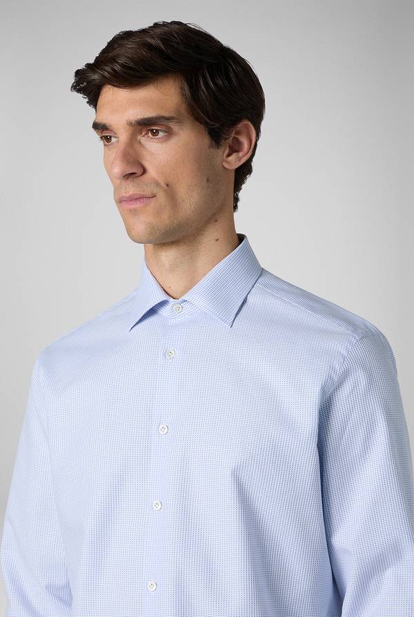 Lab. Pal Zileri Camicia in puro cotone jacquard In Vendita