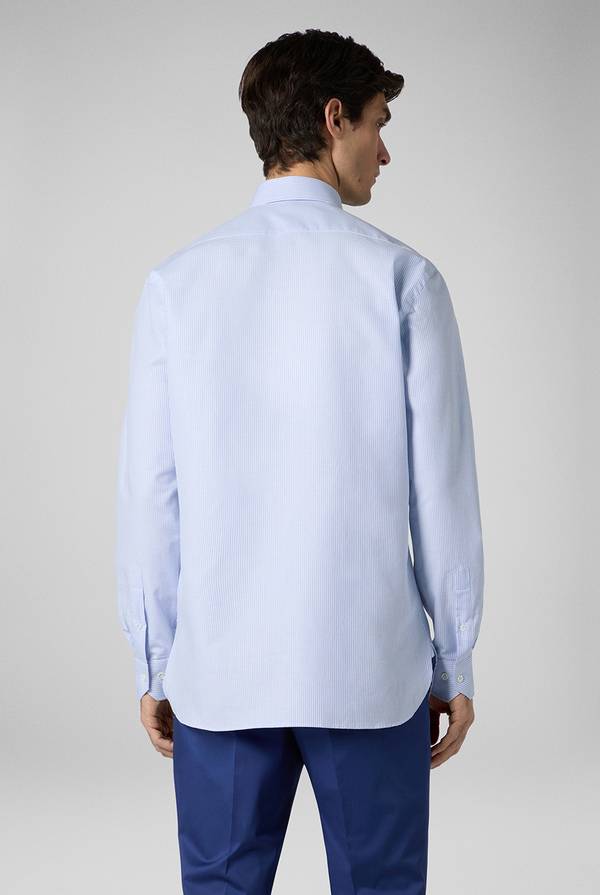Lab. Pal Zileri Camicia in puro cotone jacquard In Vendita