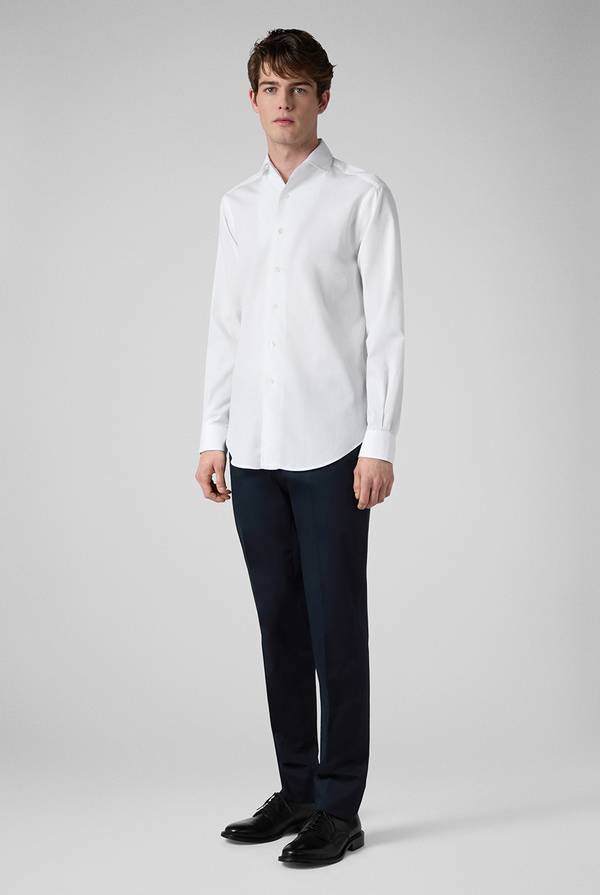 Lab. Pal Zileri Camicia bianca in cotone Vendita Calda