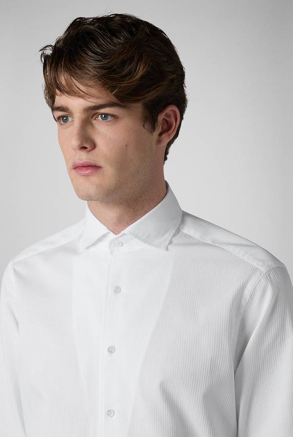 Lab. Pal Zileri Camicia bianca in cotone Vendita Calda
