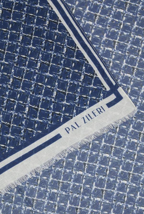 Lab. Pal Zileri Sciarpa in modal e lana con fantasia geometrica I Più Venduti