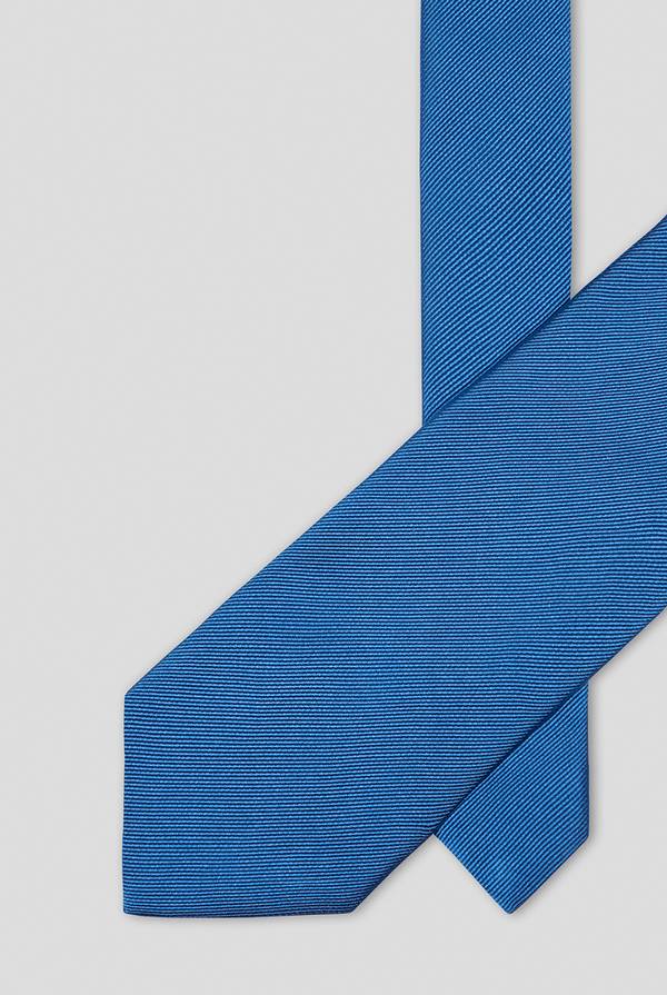 Lab. Pal Zileri Cravatta in pura seta blu Spedizione Gratuita