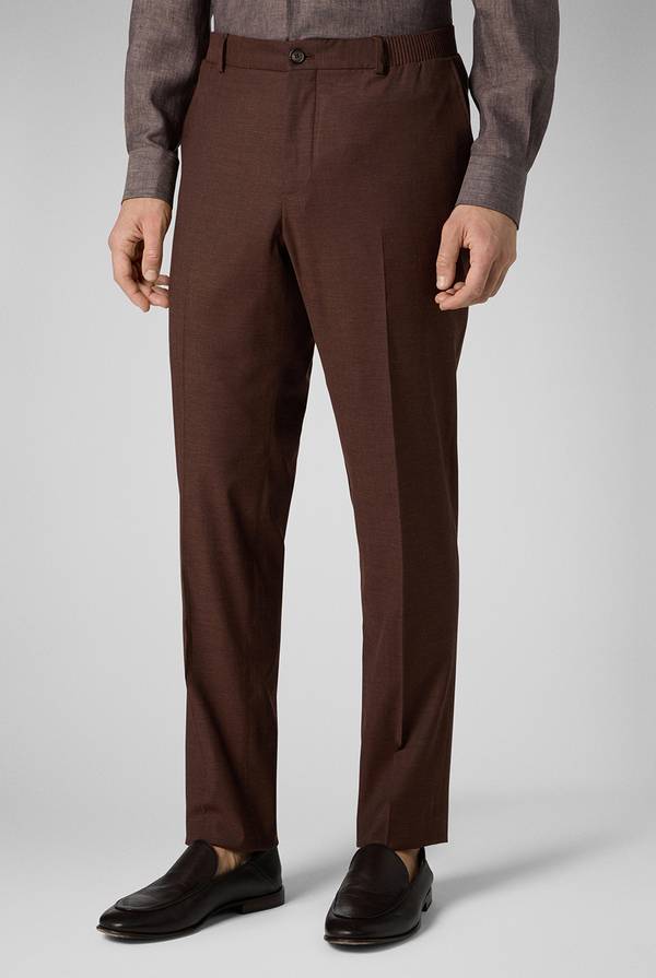 Lab. Pal Zileri Pantalone classico in lana e bamboo Outlet