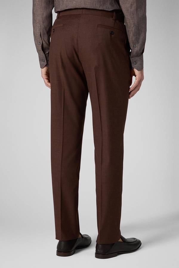Lab. Pal Zileri Pantalone classico in lana e bamboo Outlet