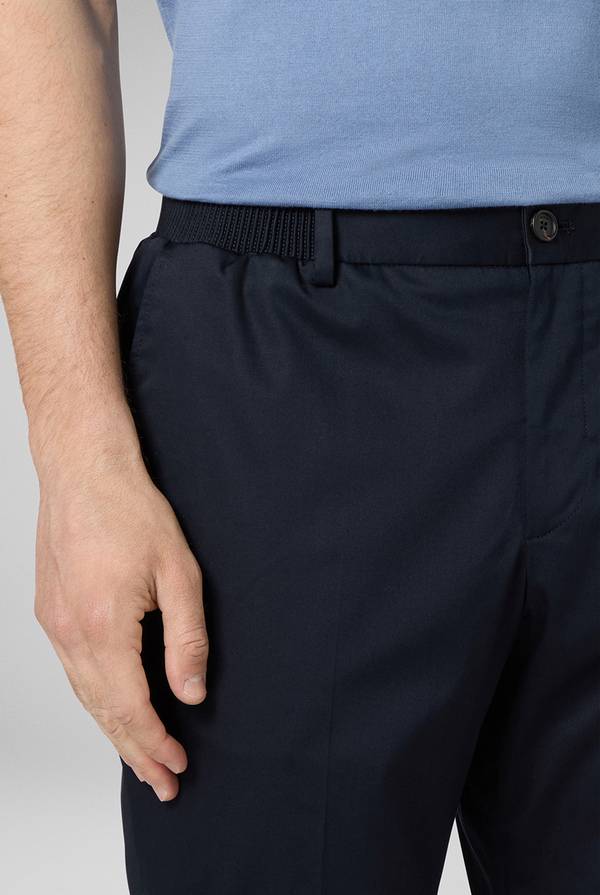 Lab. Pal Zileri Pantalone in cotone e tencel stretch Vendita Calda