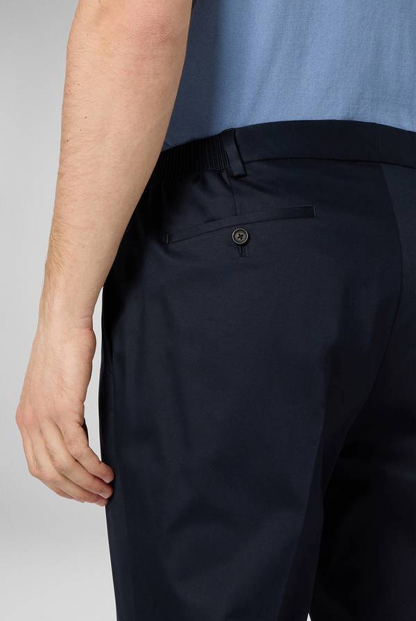 Lab. Pal Zileri Pantalone in cotone e tencel stretch Vendita Calda