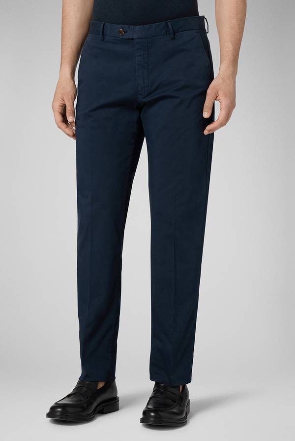 Lab. Pal Zileri Chino in cotone stretch tinto in capo Nuovo