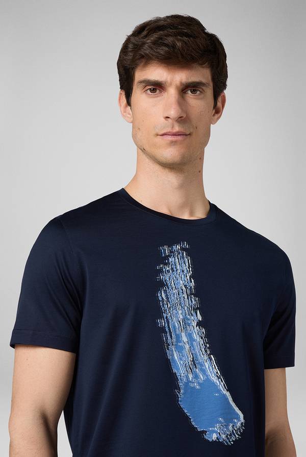 Lab. Pal Zileri Tshirt con lavorazione jacquard Qualità Garantita