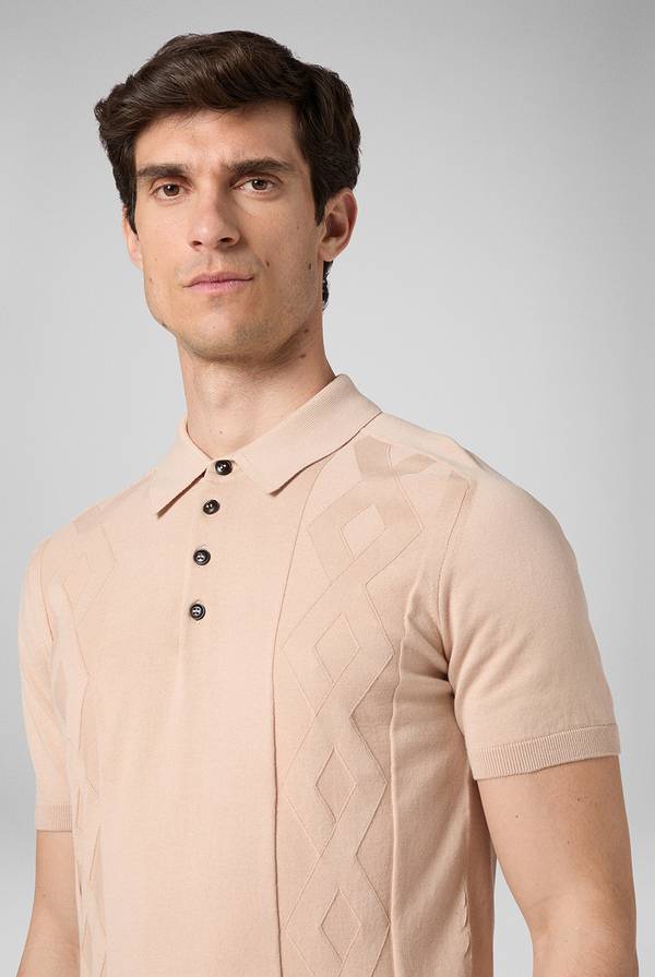 Lab. Pal Zileri Polo in maglia con calati Consegna Veloce