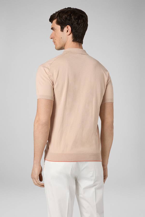 Lab. Pal Zileri Polo in maglia con calati Consegna Veloce