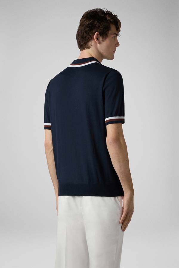 Lab. Pal Zileri Polo in maglia con dettagli a contrasto Shopping Online