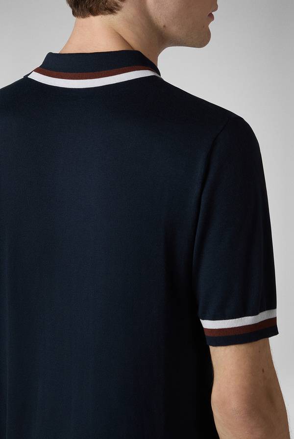 Lab. Pal Zileri Polo in maglia con dettagli a contrasto Shopping Online