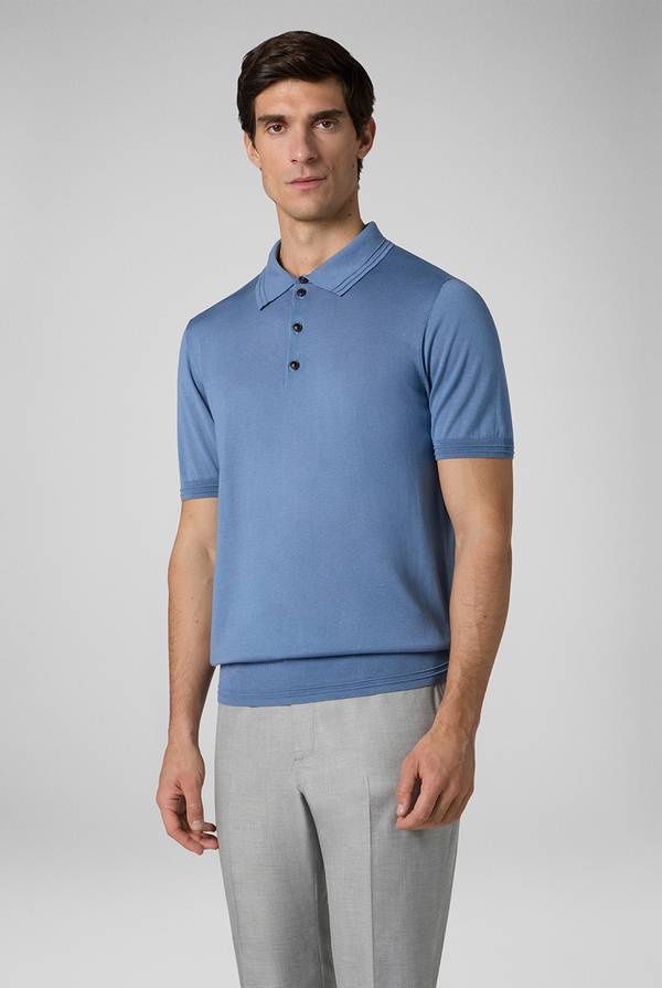 Lab. Pal Zileri Polo in cotone e tencel Affare Del Giorno