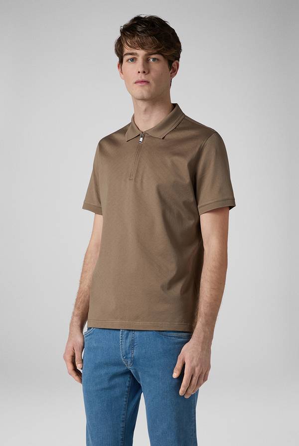 Lab. Pal Zileri Polo con monogramma allover Economico