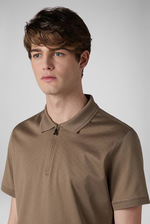 Lab. Pal Zileri Polo con monogramma allover Economico