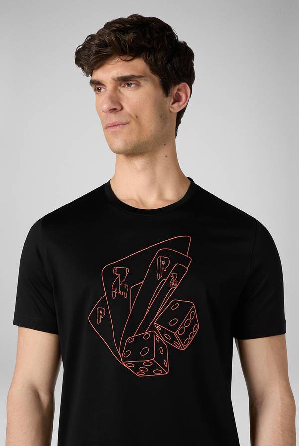 Lab. Pal Zileri Tshirt ricamata Online