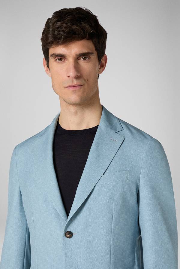 Lab. Pal Zileri Giacca Effortless in jersey stampato Vendita Calda