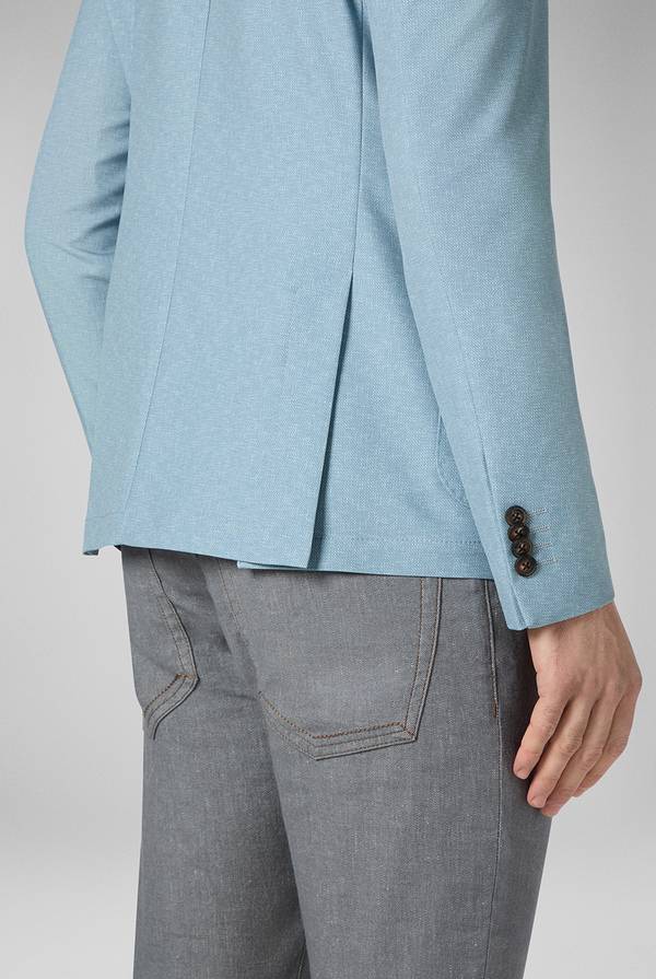 Lab. Pal Zileri Giacca Effortless in jersey stampato Vendita Calda