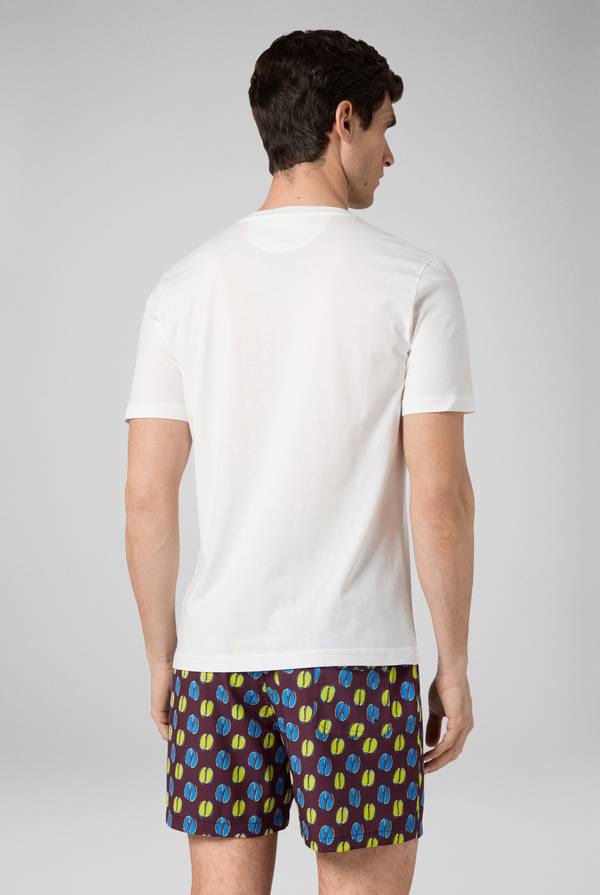 Lab. Pal Zileri tshirt in cotone con stampa astratta 2025