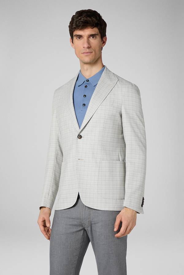 Lab. Pal Zileri Giacca Effortless con motivo micro check Vendita