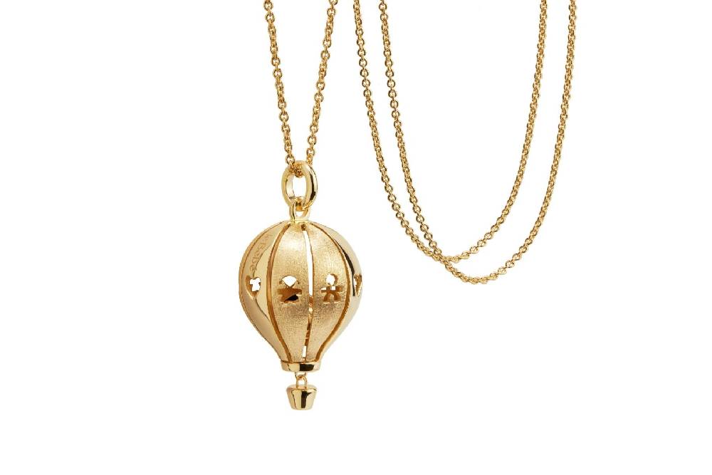 Le Bebé Collana Suonamore in argento placcato oro giallo lucido/satinato Nuovo