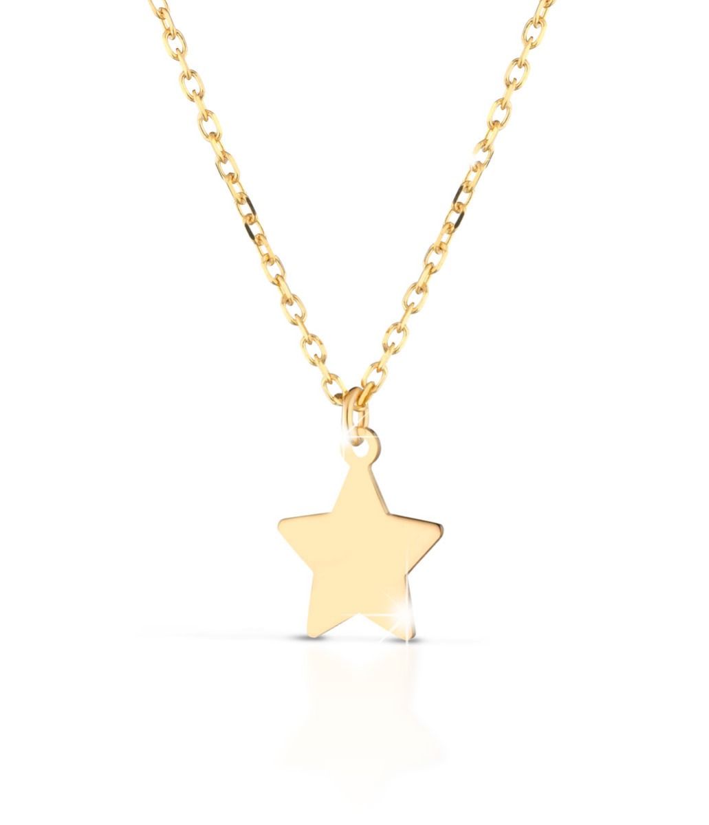 Le Bebé Collana Fortuna con stella in oro giallo Hotsell