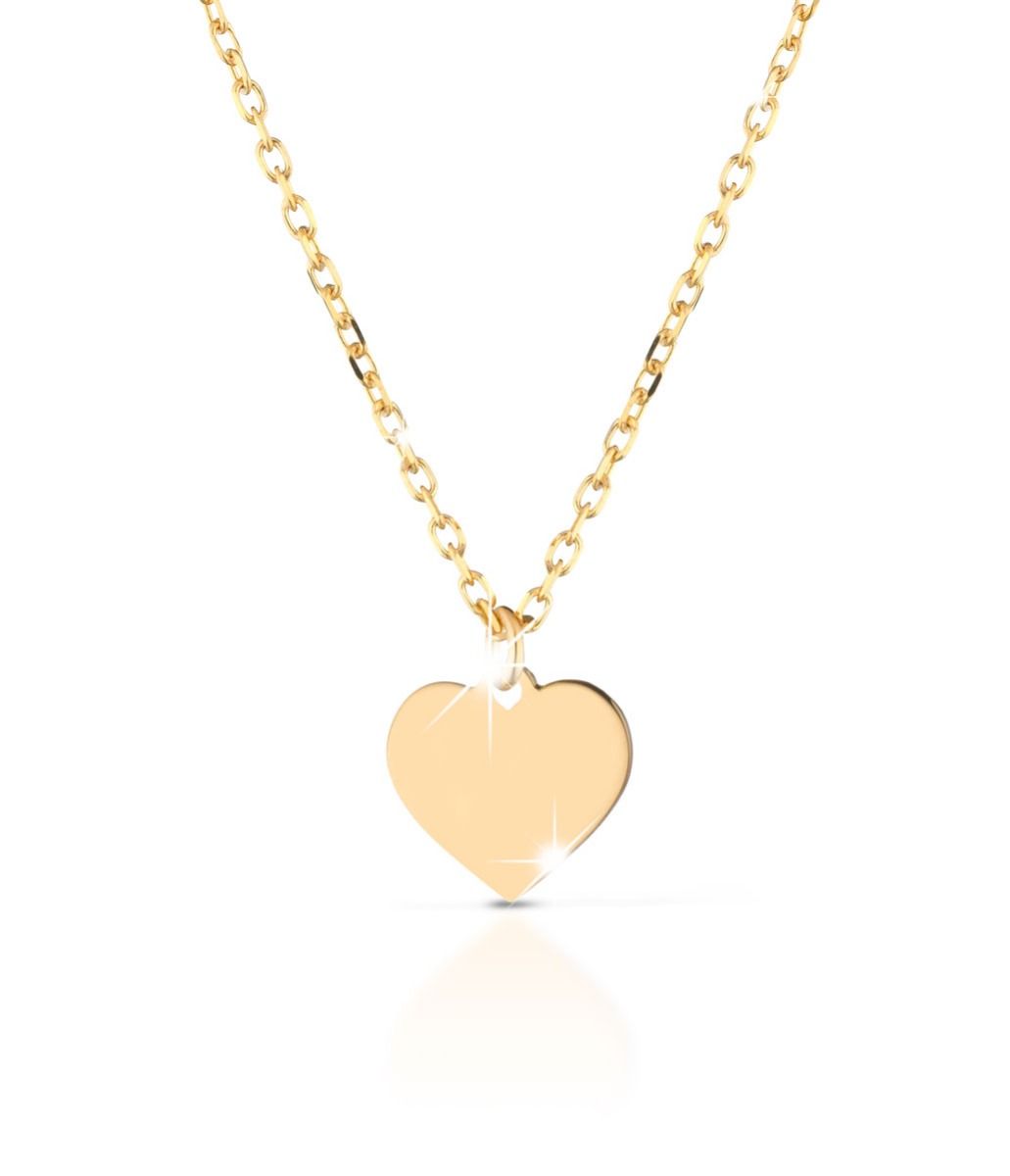 Le Bebé Collana Fortuna con cuore in oro giallo Vendita Economica