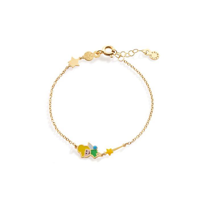 Le Bebé Bracciale Fiabe ispirato a Campanellino in oro giallo Offerta