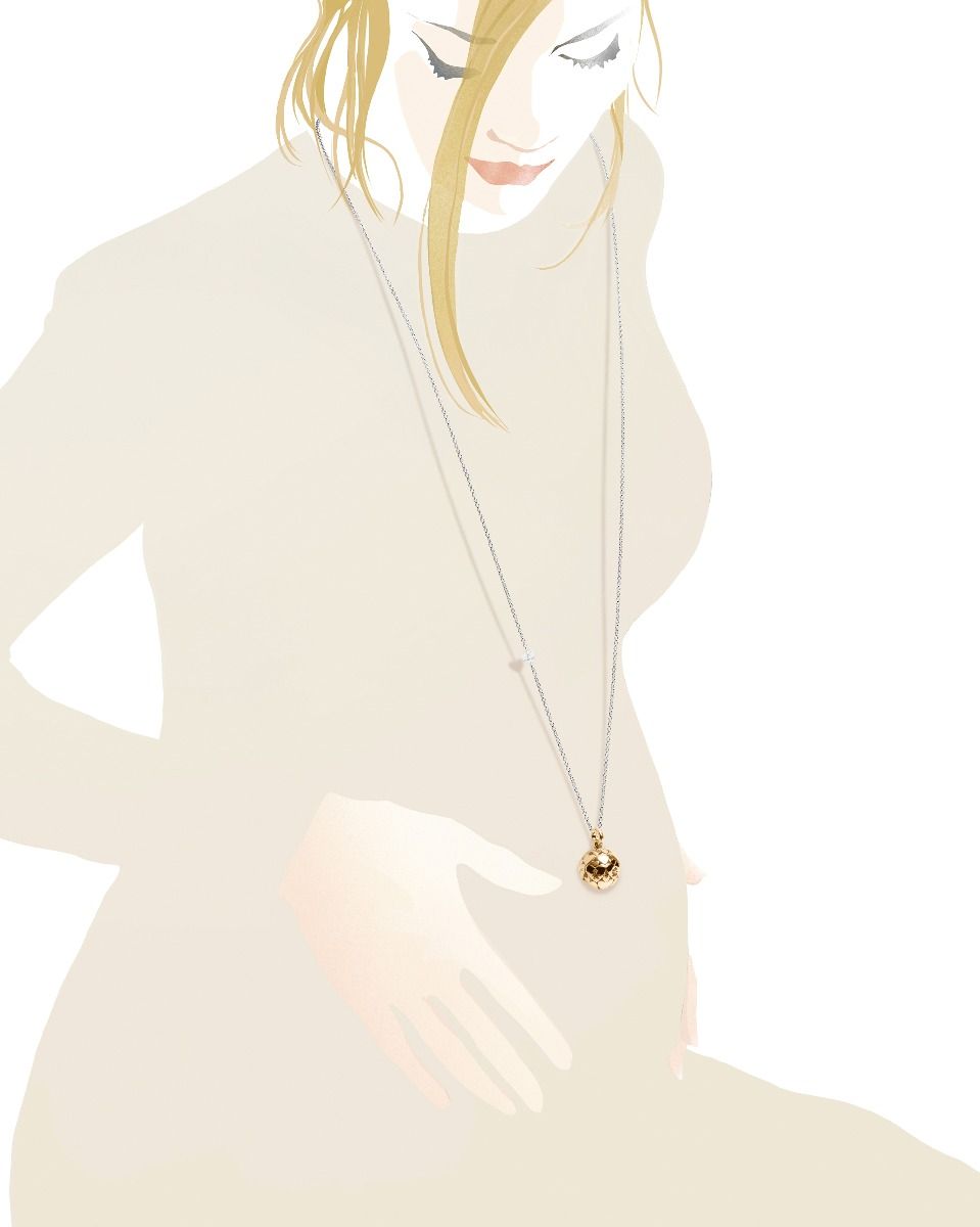 Le Bebé Collana Suonamore in argento placcato oro giallo Vendite Flash