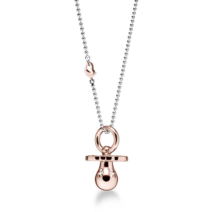 Le Bebé Collana Suonamore in argento placcato oro rosa Vendita Calda