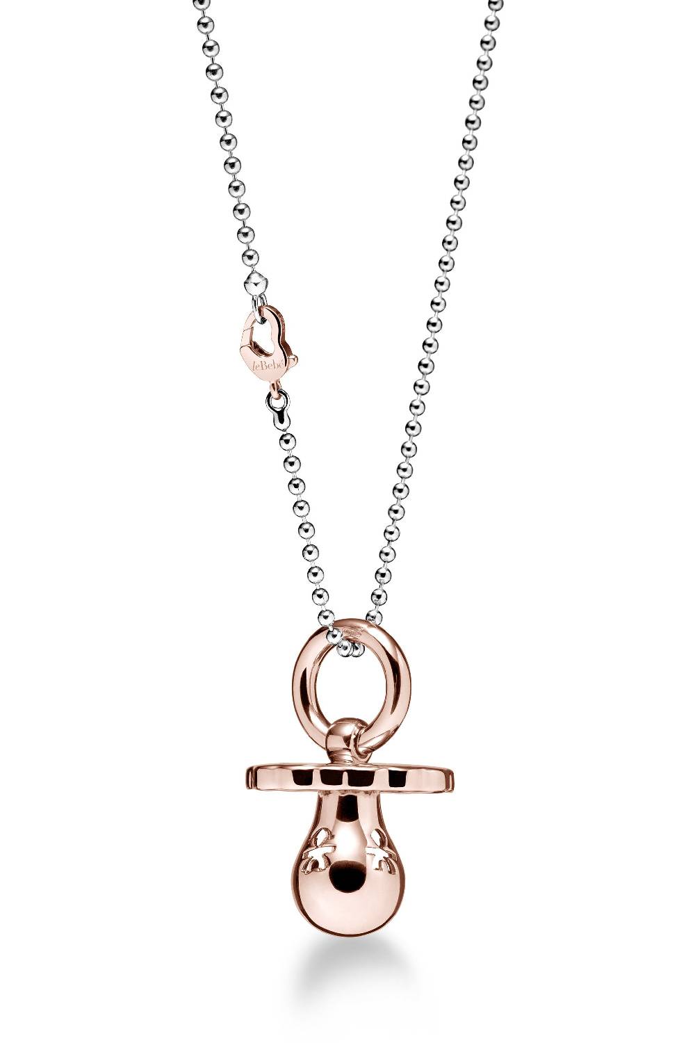 Le Bebé Collana Suonamore in argento placcato oro rosa Vendita Calda