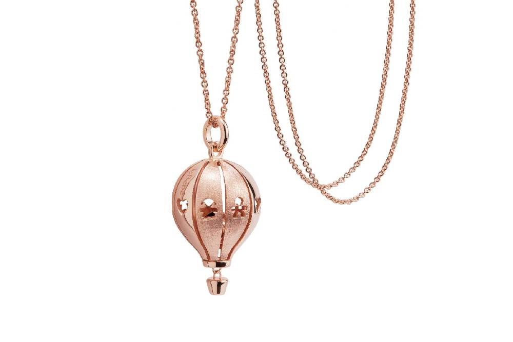 Le Bebé Collana Suonamore in argento placcato oro rosa lucido/satinato Soddisfazione Garantita