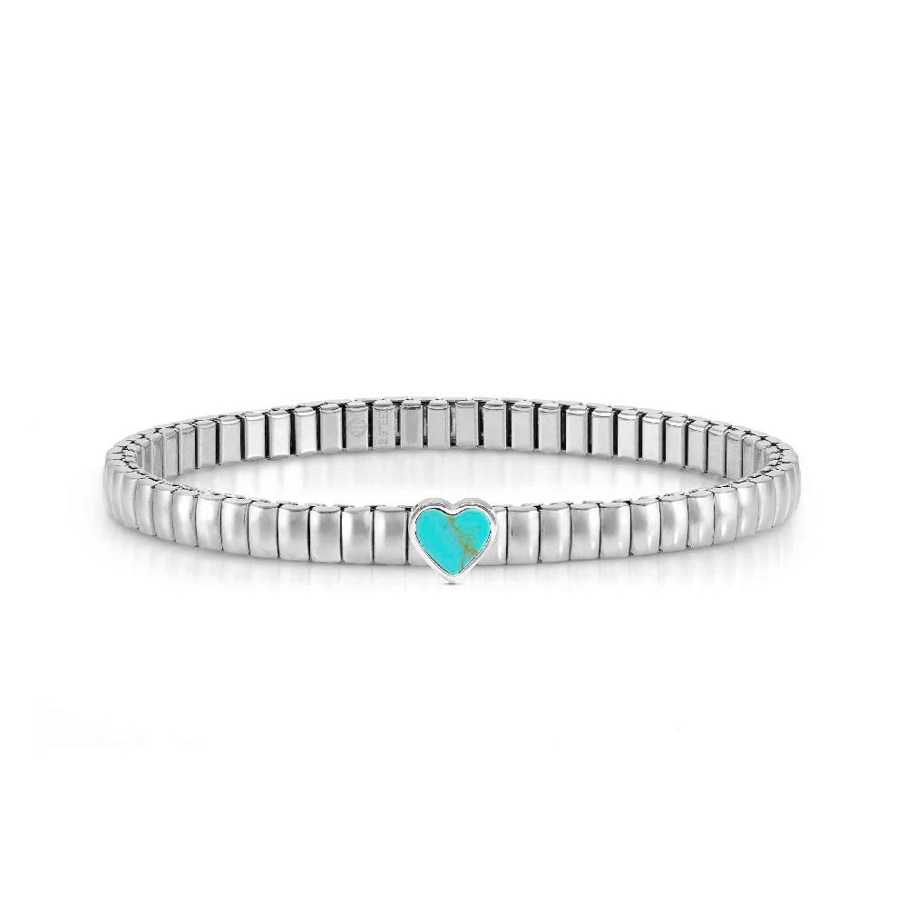 Nomination Bracciale Extension in Acciaio con Cuore colorato Offerte
