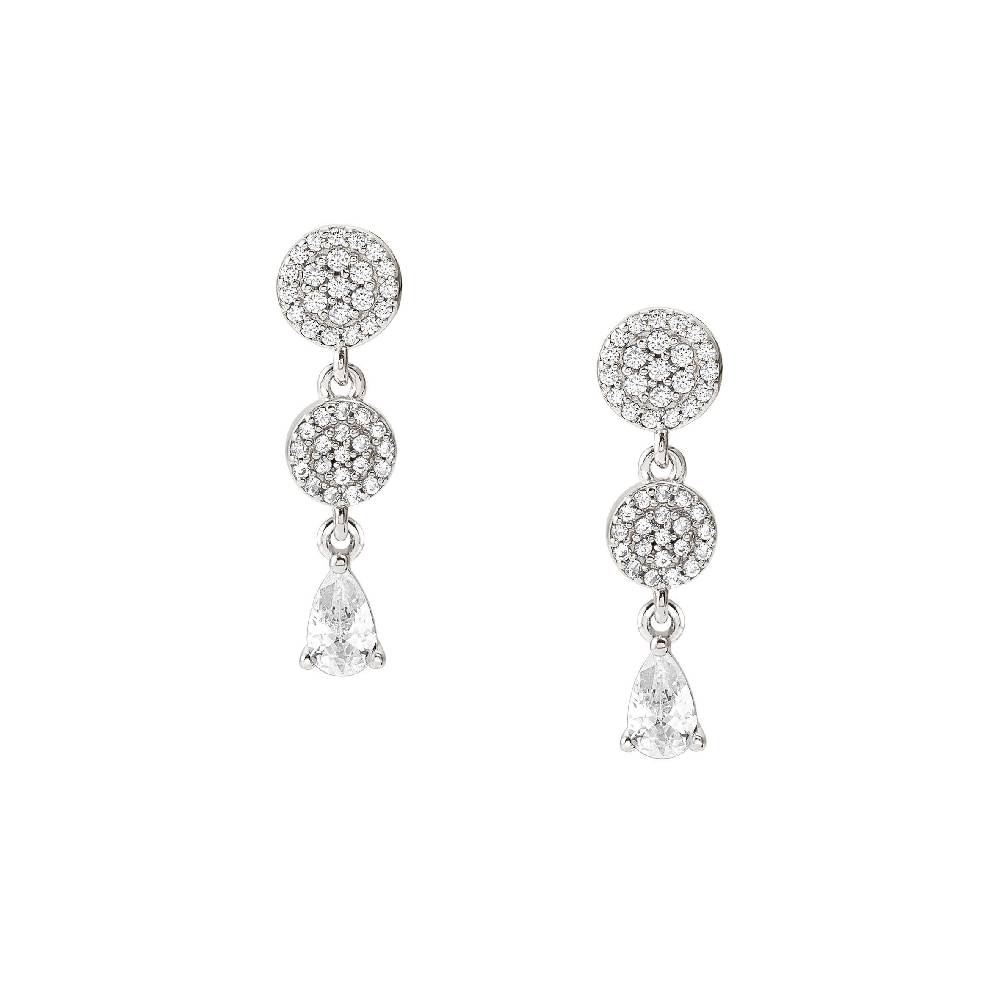 Nomination Orecchini Lucentissima Tondi e Cubic Zirconia In Linea