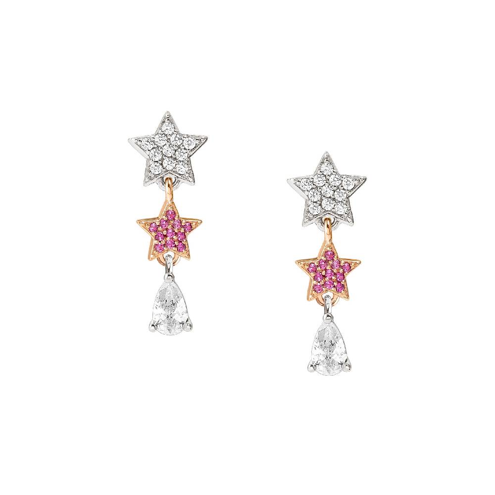 Nomination Orecchini Lucentissima Stelle e Cubic Zirconia Qualità