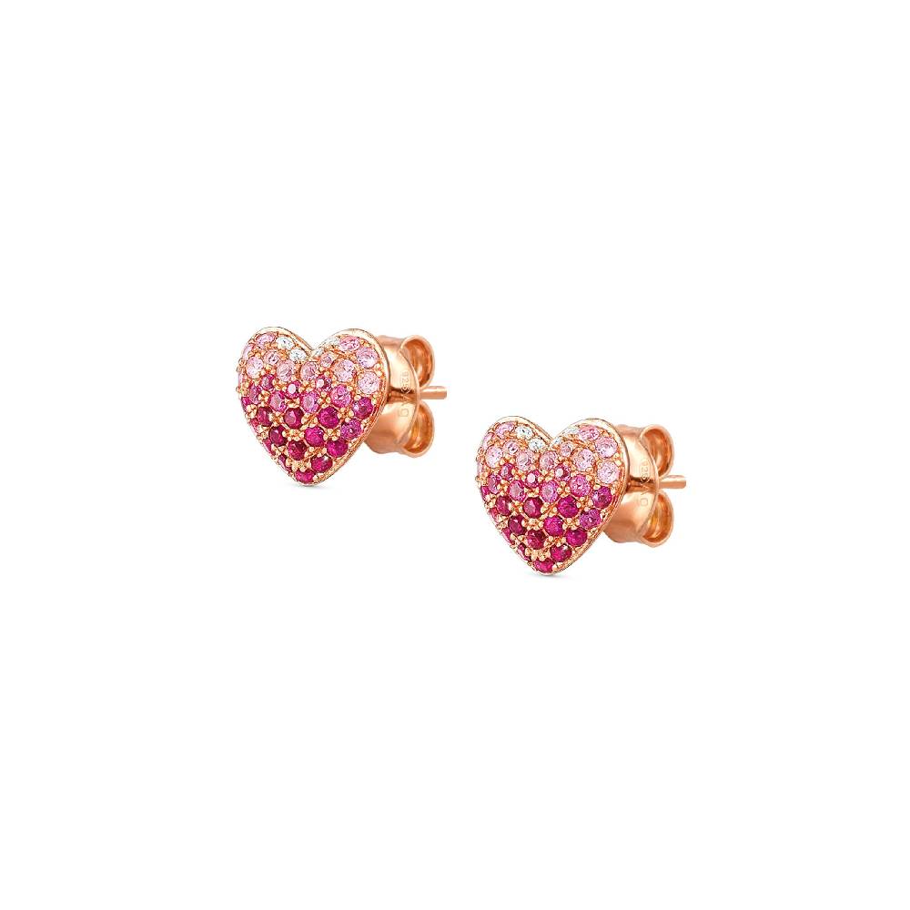 Nomination Orecchini Crysalis Cuori con Cubic Zirconia Spedizione Gratuita