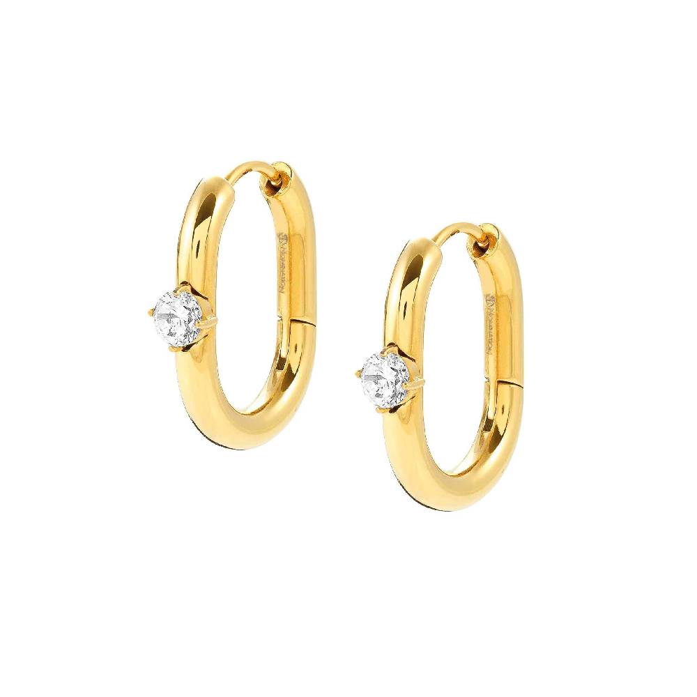 Nomination Orecchini Chainsofstyle Circolari con cubic zirconia Consegna Veloce
