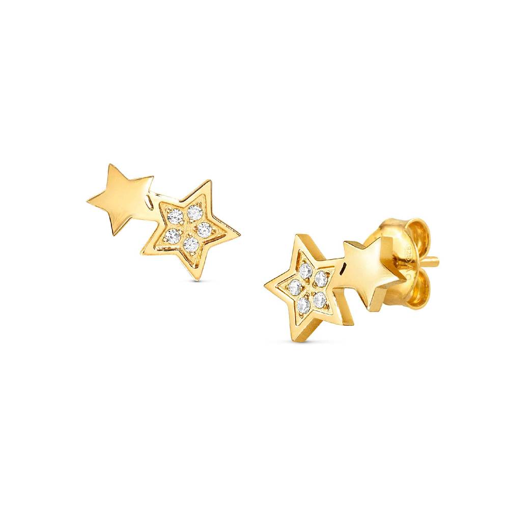 Nomination Orecchini misstrendy con stelle con cubic zirconia e pvd colorato Presa
