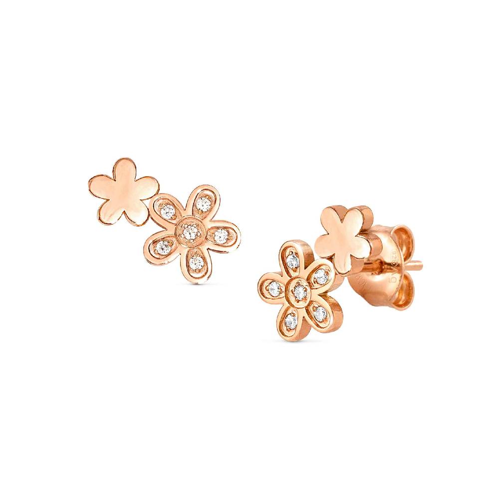 Nomination Orecchini misstrendy con fiori con cubic zirconia e pvd colorato Outlet