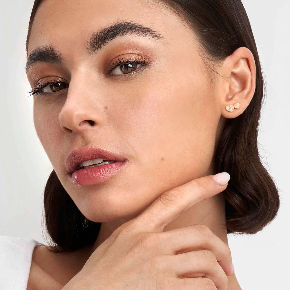 Nomination Orecchini misstrendy con cuori con cubic zirconia e pvd colorato Vendita Economica