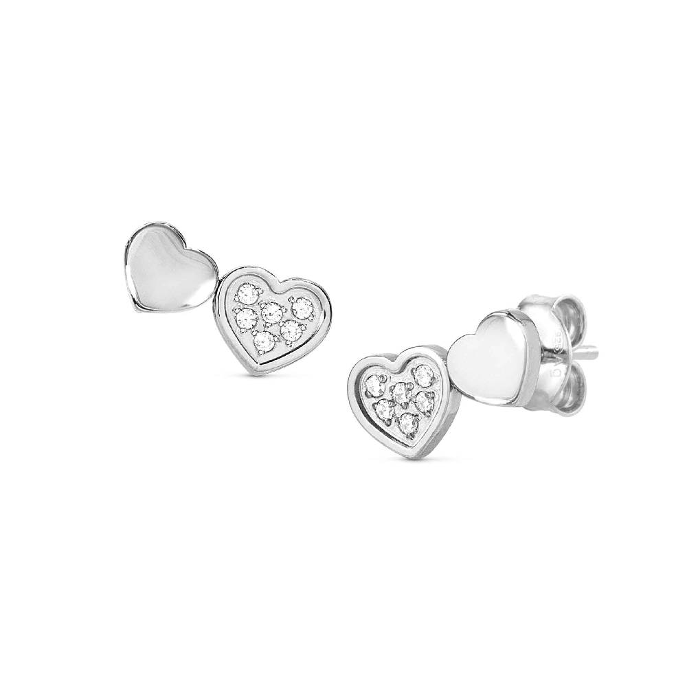 Nomination Orecchini misstrendy con cuori con cubic zirconia e pvd colorato Vendita Economica
