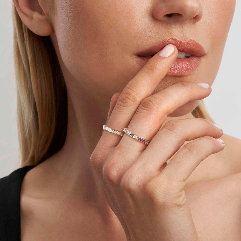 Nomination Anello Carismatica in Oro giallo e Cubic Zirconia I Più Venduti