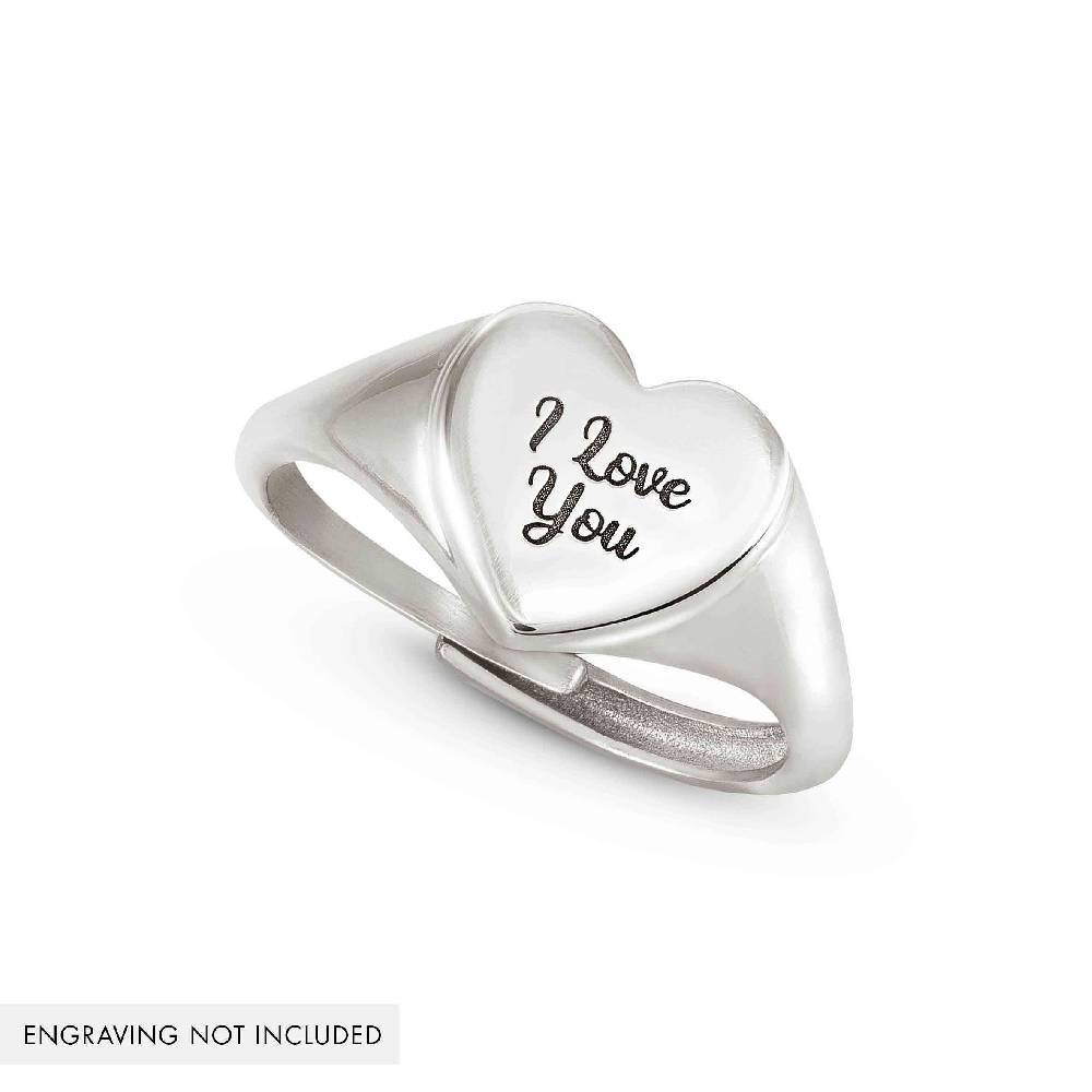 Nomination Anello MESSAGGI D'AMORE in argento 925 Chevalier Cuore Negozio