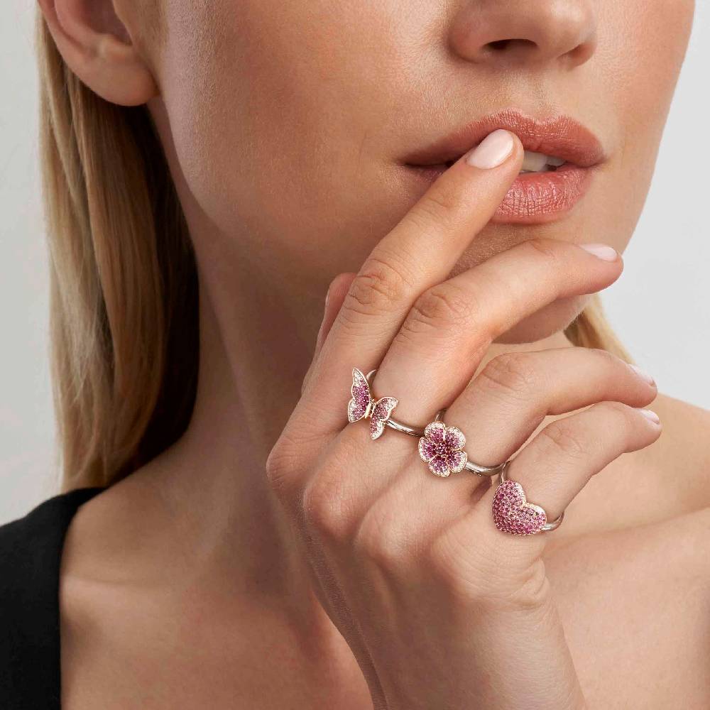 Nomination Anello Crysalis cuore con Cubic Zirconia In Saldo